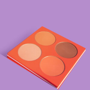 Palette de teint ouverte